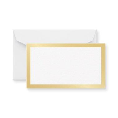 Blank Gold and White Wedding Advice and Wishes