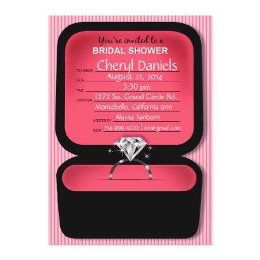 Bling Ring Box  coral