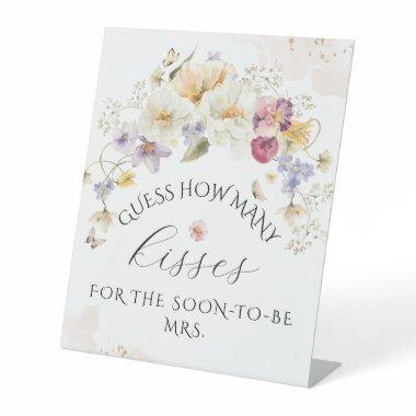Bloom Wildflower Rustic  Game Pedestal Sign