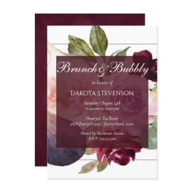 Blooming Figs | Rustic Fruit Blossom Bridal Brunch Invitations