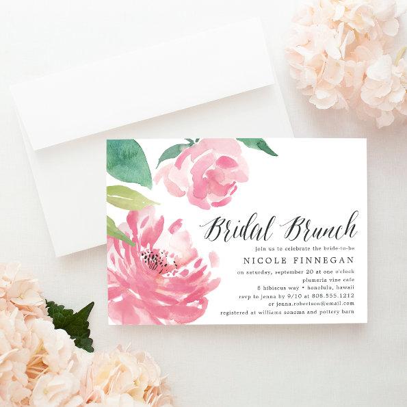 Blooming Peony | Bridal Brunch Invitations