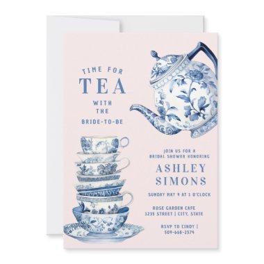 Blue and White Chinoiserie  Tea Party