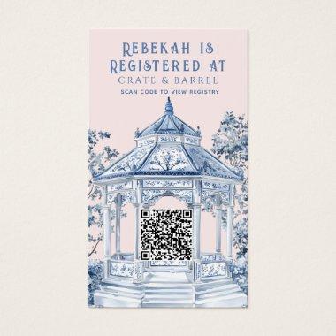Blue and White Chinoiserie Gazebo | Gift Registry