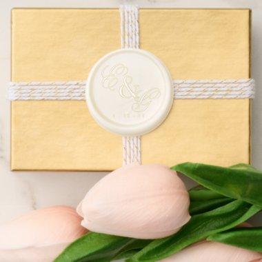 Blue and White Hydrangea  Wax Seal Sticker
