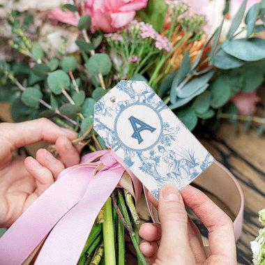 Blue and White Toile de Jouy  Gift Tags