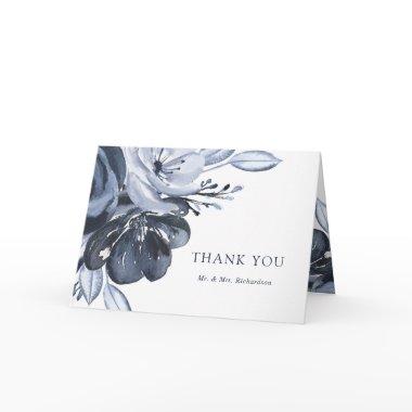 Blue Bouquet | Watercolor Floral Thank You