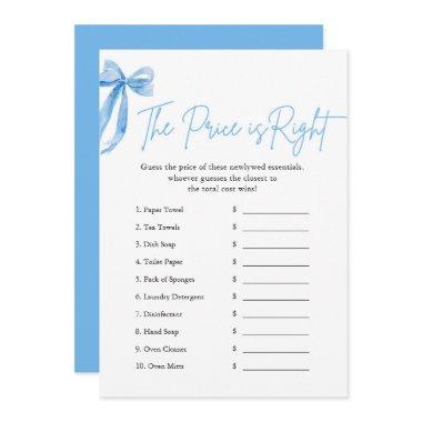 Blue Bow The Price is Right  Game
