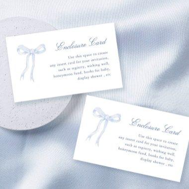 Blue Bow Tying The Knot  Custom Enclosure