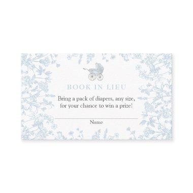Blue Chinoiserie Book In Lieu , Shower game Business