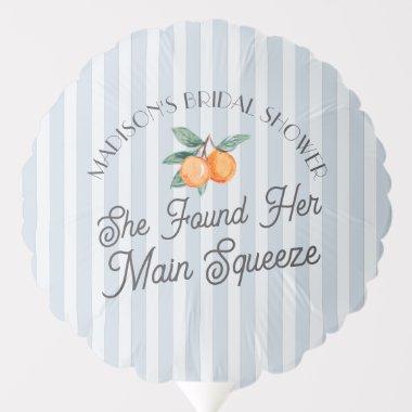 Blue Cutie Main Squeeze Citrus  Balloon