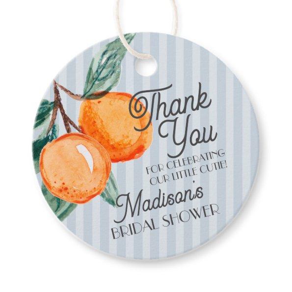 Blue Cutie Main Squeeze Citrus  Favor Tags