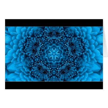 BLUE DAHLIA FLOWER PETALS