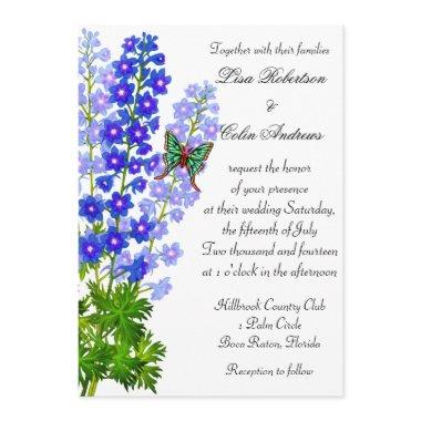 Blue Delphinium Flowers Wedding