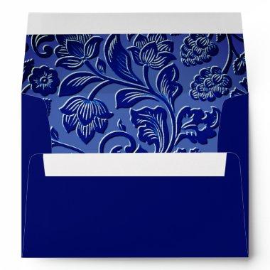 Blue Floral Envelope