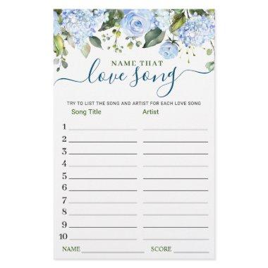 Blue Flower Name that Love Song  Game
