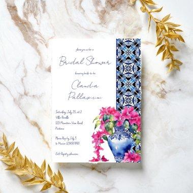 Blue French Tiles Bougainvillea