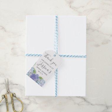 Blue Hydrangea  Favor Tags