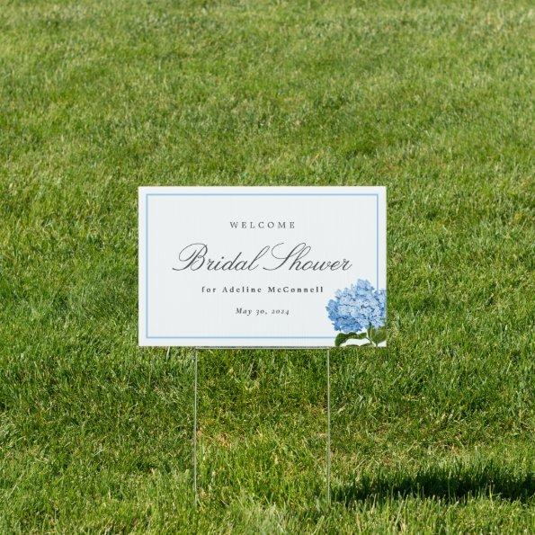 Blue Hydrangea  Name Date Sign