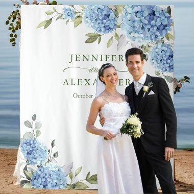 Blue Hydrangea  Photo Backdrop