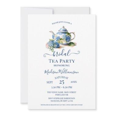 Blue Hydrangea Bridal Tea Party