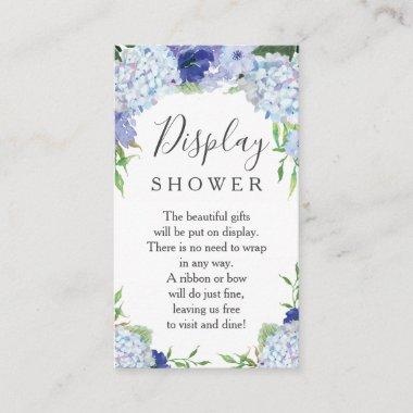 Blue Hydrangea Display Shower Bridal Shower Invitations