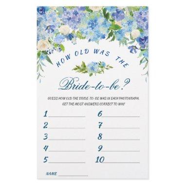 Blue Hydrangea Floral  Game