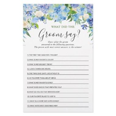 Blue Hydrangea Floral  Game