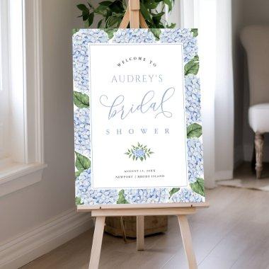 Blue Hydrangea Flower Frame Border  Foam Board