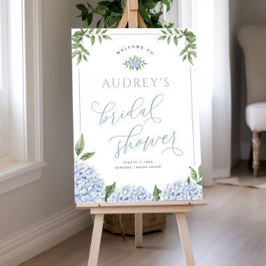 Blue Hydrangea Flower Personalized  Foam Board