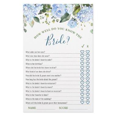 Blue Hydrangea Greenery  Game