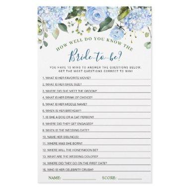 Blue Hydrangea Greenery  Game