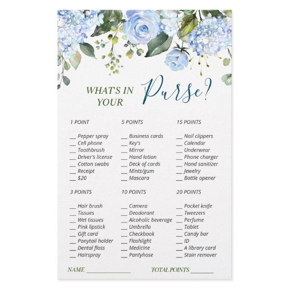 Blue Hydrangea Greenery  Game