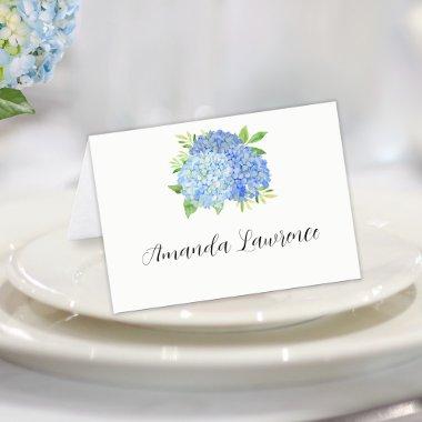 Blue Hydrangea Guest Name Script Place