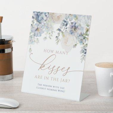 Blue Hydrangea How Many Kisses Are In The Jar Pedestal Sign