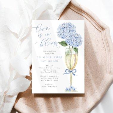 Blue Hydrangea Love is in Bloom