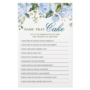 Blue Hydrangea Name That Cake  Game