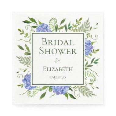 Blue Hydrangeas  Napkins
