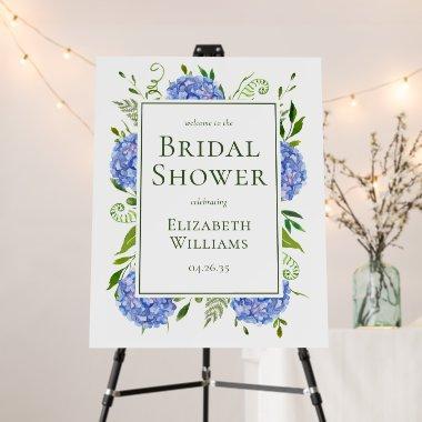 Blue Hydrangeas  Welcome Foam Board