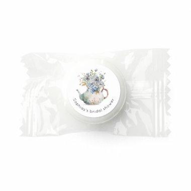 Blue Hydrangeas tea party bridal shower Life Saver® Mints
