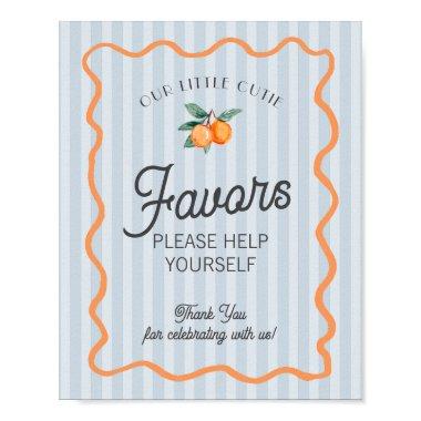 Blue Little Cutie Citrus Main Squeeze Favors Poster