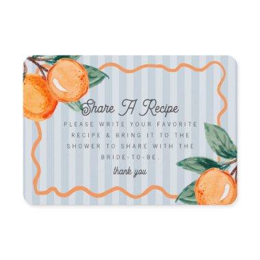 Blue Little Cutie Pastel Citrus Share a Recipe Enclosure