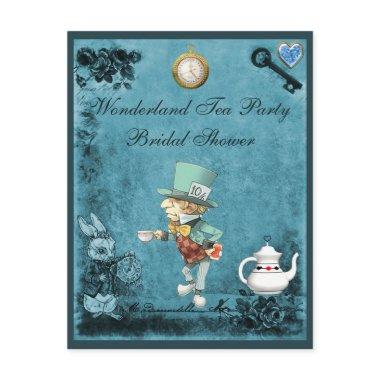 Blue Mad Hatter Wonderland Tea Party