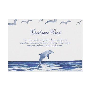 Blue Nautical Coastal Sea  Enclosure