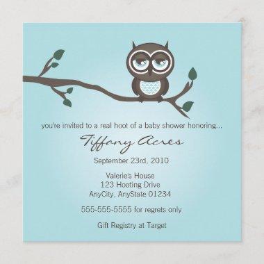 Blue Owl Invitations