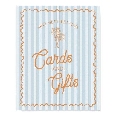 Blue Palm Springs Pastel Beach  & Gifts Poster