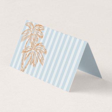 Blue Palm Springs Pastel Beach Party Place