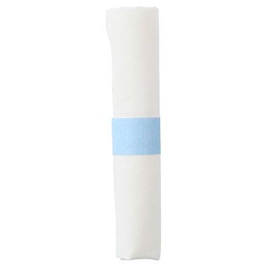 Blue Paper Napkin Bands