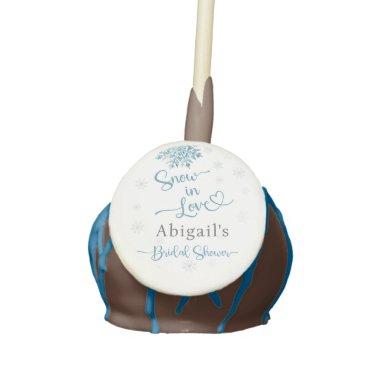 BLUE SNOW IN LOVE  CAKE POPS