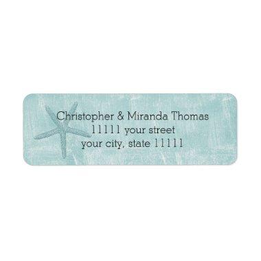 Blue Starfish Label
