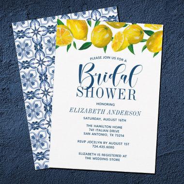 Blue Tile Italian Lemon Wedding